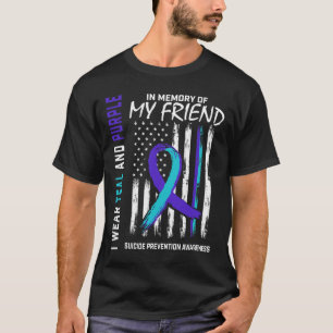 In Memory Friend Suicide Awareness Prevention Amer T-Shirt