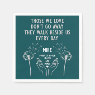 In Memory Funeral Reception Napkin