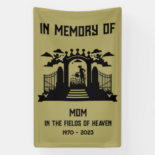 In Memory Gardeners Funeral Banner