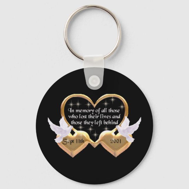 In Memory Of 9/11 Keychain (Front)