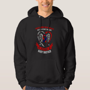 In Memory of Brother CHD Awareness Products Heart Hoodie