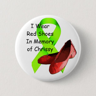 In Memory of Chrissy Pin, Lyme Disease Awareness 2 Inch Round Button