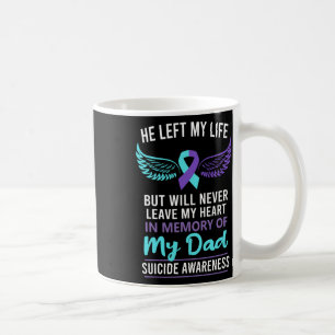 In Memory Of Dad Suicide Awareness Prevention  Coffee Mug