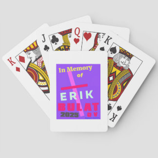 In Memory of Erik Bulatov Playing Cards