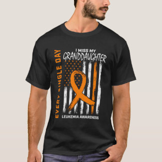 In Memory Of Granddaughter Leukaemia Awareness Us T-Shirt