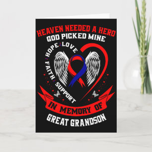 In Memory Of Great Grandson Chd Awareness Month Gr Card
