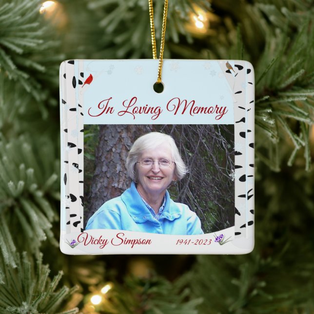 In Memory Of In the Woods Ornament (Tree)