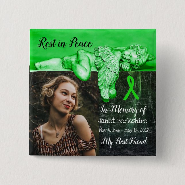 In Memory of Memorial Button Lyme Disease (Front)