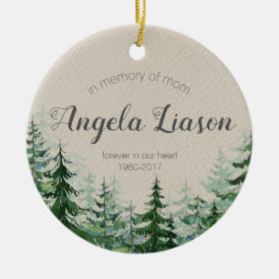 In Memory of Mom Christmas Ornament