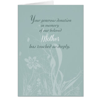 Lovely 30 Thank You Card Donation
