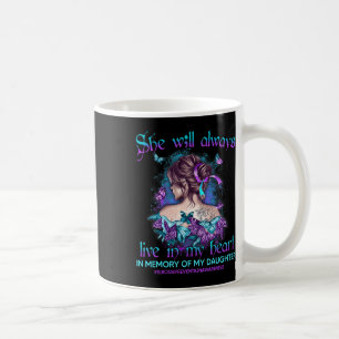 In Memory Of My Daughter Suicide Prevention Awaren Coffee Mug