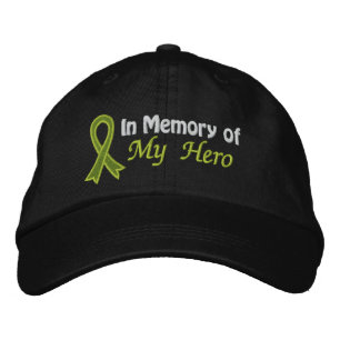 In Memory of My Hero - Lymphoma Embroidered Hat