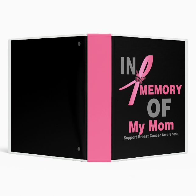 In Memory of My Mom Breast Cancer Tribute Album Binder (Background)