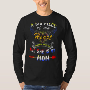 In Memory Of My Mom My Guardian Angel In Heaven Mi T-Shirt