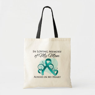 In Memory of My Mom - Ovarian Cancer Tote Bag