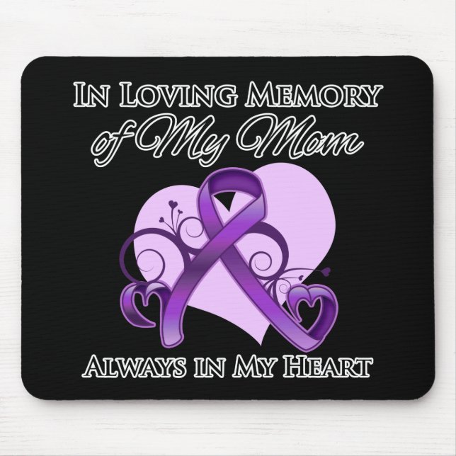 In Memory of My Mom - Pancreatic Cancer Mouse Pad (Front)