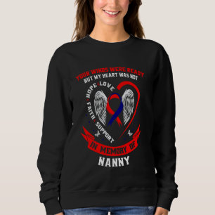 In Memory of Nanny CHD Awareness Products Heart Di Sweatshirt