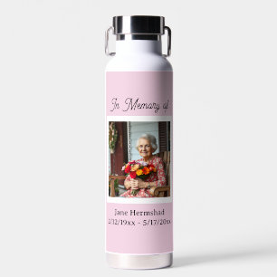 In Memory of Photo Keepsake Gift Water Bottle