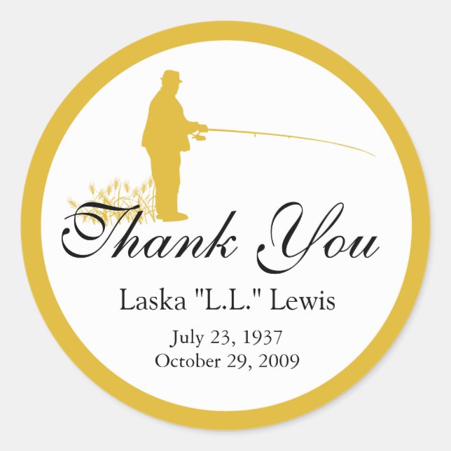 In Memory of Sticker (Front)