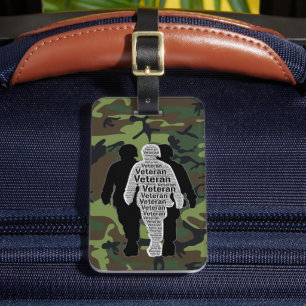 In Memory of Veterans Luggage Tag