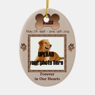 In Memory of Your Dog Ceramic Ornament