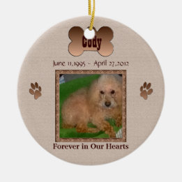 In Memory of Your Dog Ceramic Ornament