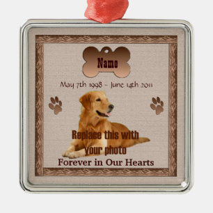 In Memory of Your Dog Metal Ornament