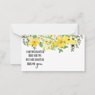In Memory Sympathy Memorial Angel florist card