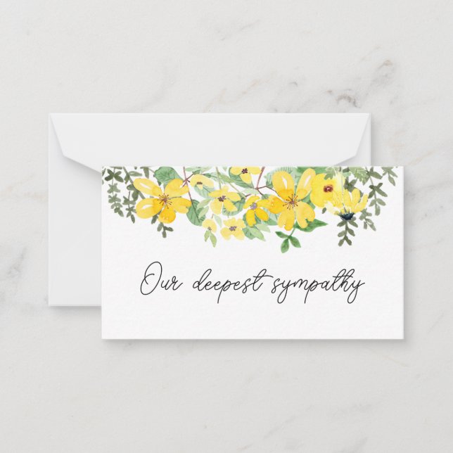 In Memory Sympathy Memorial Angel florist card (Front)