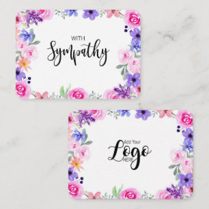 In Memory Sympathy Memorial Angel keepsake gift Business Card