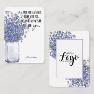 In Memory Sympathy Memorial Angel keepsake gift Business Card