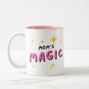 In Mom's arms, all troubles melt away. Two-Tone Coffee Mug
