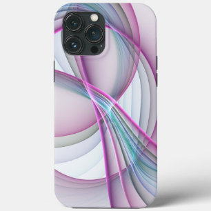 In Motion, Modern Abstract Colourful Fractal Art iPhone 13 Pro Max Case