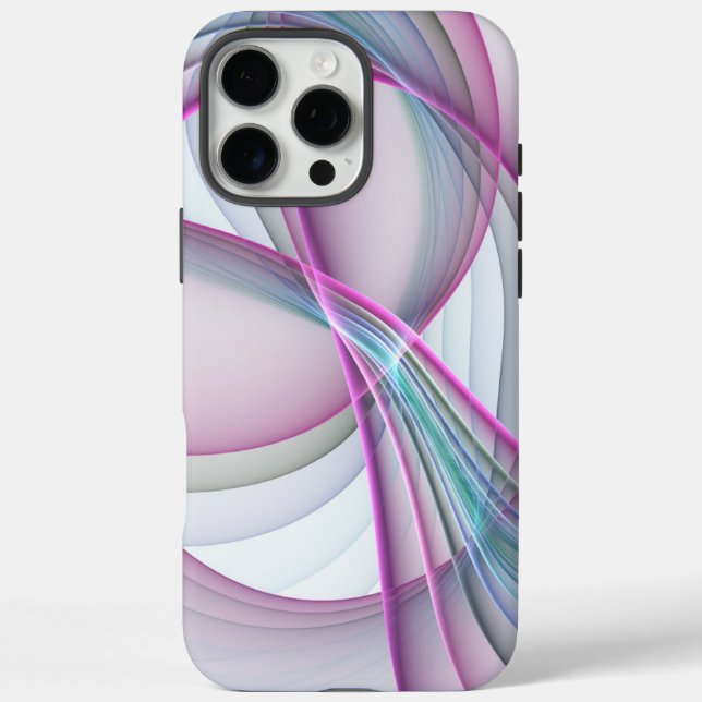 In Motion, Modern Abstract Colourful Fractal Art Case-Mate iPhone Case (Back)