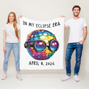 In My 2024 Solar Eclipse Era Fleece Blanket
