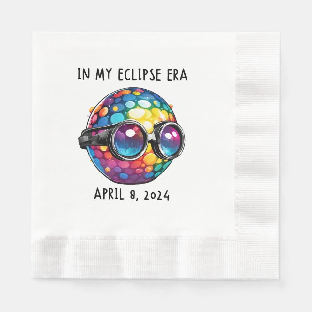 In My 2024 Solar Eclipse Era Napkin (Front)
