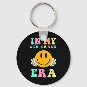 In My 5th Grade Era Back To School First Day Keychain