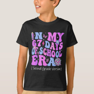 In My 67 Days Of School Era Groovy Second Grade Ve T-Shirt