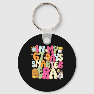 In My 67 Days Smarter Era Teacher 67th Day Of Scho Keychain