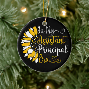 In My Assistant Principal Era School Teacher Funny Ceramic Ornament