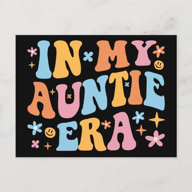 In My Auntie Era I Postcard (Front)