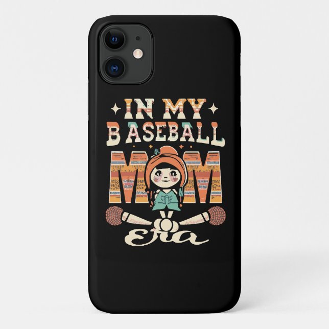 In My Baseball Mom Era Case-Mate iPhone Case (Back)