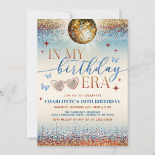 In My Birthday Era Invitation - Teen Birthday Girl