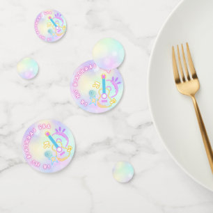 In my Birthday Era, Rainbow neon Birthday Confetti