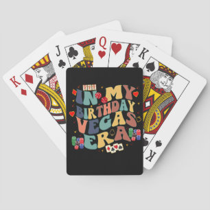 In My Birthday Vegas Era Vacation Party Travel Playing Cards