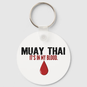 In My Blood MUAY THAI Keychain