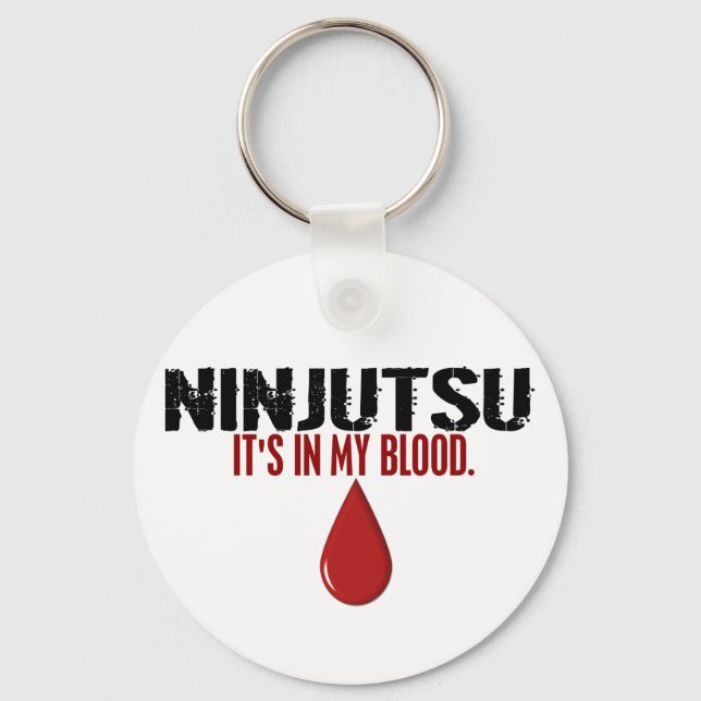 In My Blood NINJUTSU Keychain (Front)