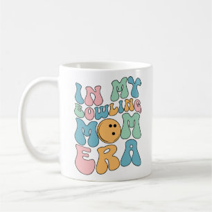 In My Bowling Mom Era Groovy Mama Mothers Bowling Coffee Mug