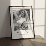 In My Boy Mom Era Custom Photo Personalized Poster<br><div class="desc">Celebrate the unique journey of being a boy mom with our "In My Boy Mom Era" Custom Photo Personalized Poster. This heartfelt artwork is the perfect tribute to the special bond between a boy mom and her family. Customize the poster with a personalized message to express your love and appreciation,...</div>