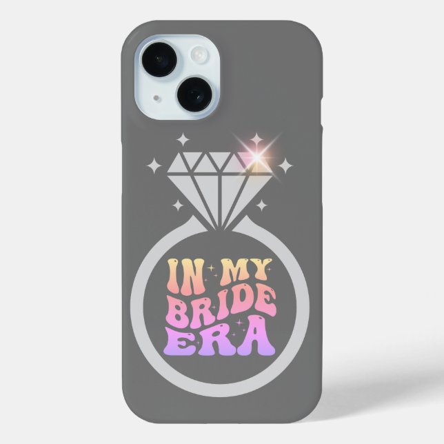 In My Bride Era Engagement Ring Bling Case-Mate iPhone Case (Back)